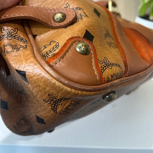 MCM COGNAC VISETOS HANDBAG - Picture 12 of 16